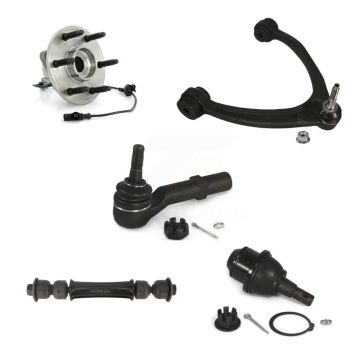 Front Left Bearing Upper Arm Lower Ball Joint Outer Tie Rod Link Kit (5Pc) For Chevrolet K77-101563