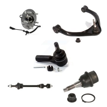 Front Left Bearing Upper Arm Lower Ball Joint Outer Tie Rod & Link Kit (5Pc) For Ram 1500 K77-101564