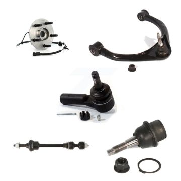 Front Left Bearing Upper Control Arm Lower Ball Joint Outer Tie Rod & Link Kit (5Pc) For K77-101566