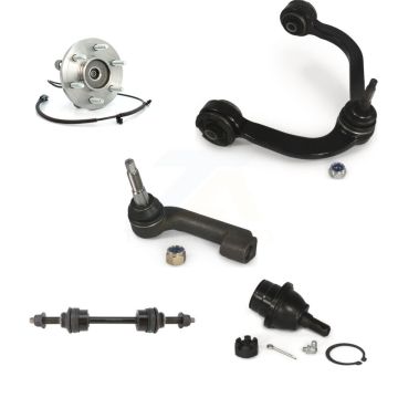 Front Left Bearing Upper Arm Lower Ball Joint Outer Tie Rod Link Kit (5Pc) For Ford F-150 K77-101570