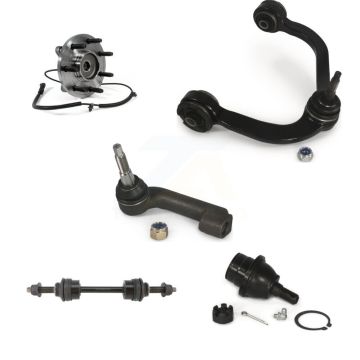 Front Left Bearing Upper Arm Lower Ball Joint Outer Tie Rod Link Kit (5Pc) For Ford F-150 K77-101571