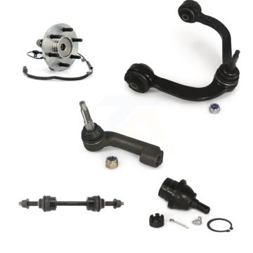 Front Left Bearing Upper Arm Lower Ball Joint Outer Tie Rod Link Kit (5Pc) For Ford F-150 K77-101573