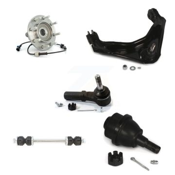 Front Bearing Upper Control Arm Lower Ball Joint Outer Tie Rod Link Kit (5Pc) For GMC RWD K77-101577
