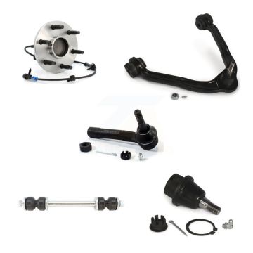 Front Bearing Upper Arm Lower Ball Joint Outer Tie Rod & Link Kit (5Pc) For Chevrolet GMC K77-101586