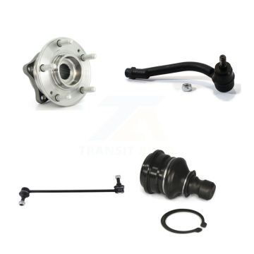 Front Right Hub Bearing Lower Ball Joint Outer Tie Rod Link Kit For Hyundai Santa Fe Kia K77-101589