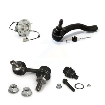 Front Right Bearing Lower Ball Joint Outer Tie Rod & Link Kit For Nissan Frontier Xterra K77-101591