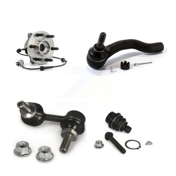 Front Right Bearing Lower Ball Joint Outer Tie Rod & Link Kit For Nissan Frontier Xterra K77-101592