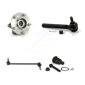 Front Right Bearing Lower Ball Joint Outer Tie Rod & Link Kit For 2005-2007 Nissan Murano K77-101593