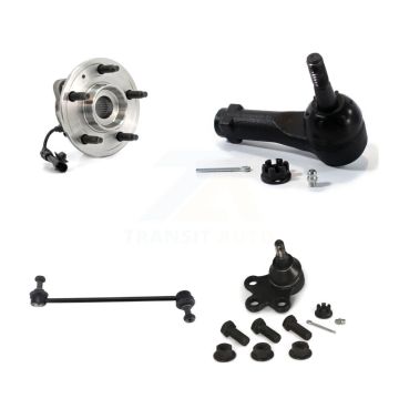 Front Right Bearing Lower Ball Joint Outer Tie Rod Link Kit For Chevrolet Equinox Pontiac K77-101595