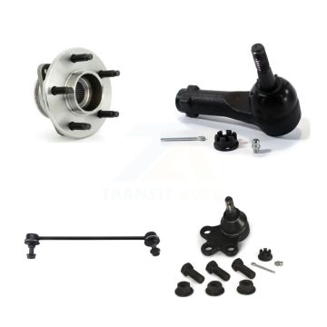Front Right Hub Bearing Lower Ball Joint Outer Tie Rod & Link Kit For Saturn Vue Pontiac K77-101597