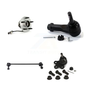 Front Right Hub Bearing Lower Ball Joint Outer Tie Rod Link Kit For Saturn Vue Chevrolet K77-101598