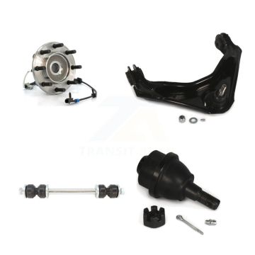 Front Bearing Lower Ball Joint Upper Control Arm & Link Kit For Chevrolet GMC Sierra 3500 K77-101605