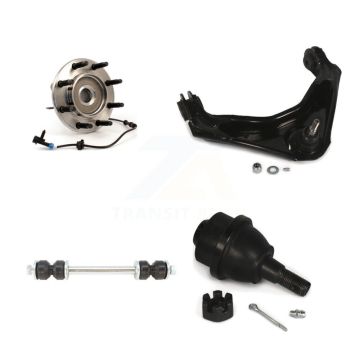 Front Bearing Lower Ball Joint Upper Control Arm & Link Kit For Chevrolet GMC Sierra 2500 K77-101606