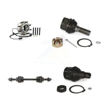 Front Hub Bearing Upper Lower Ball Joint And Link Kit For Ford F-350 Super Duty F-250 4WD K77-101612