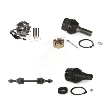 Front Bearing Assembly Upper Lower Ball Joint Sway Bar Link Kit For Ford F-450 Super Duty K77-101614