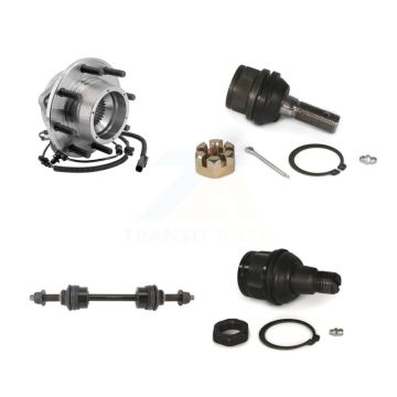 Front Hub Bearing Upper Lower Ball Joint Sway Bar Link Kit For Ford F-350 Super Duty 4WD K77-101616