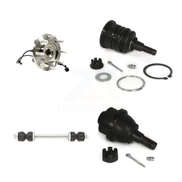Front Bearing Upper Lower Ball Joint Link Kit For GMC Chevrolet Sierra 2500 HD Silverado K77-101617