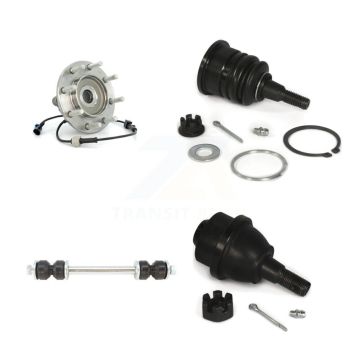 Front Bearing Upper Lower Ball Joint Link Kit For Chevrolet GMC Sierra 3500 Silverado RWD K77-101619