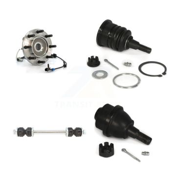 Front Bearing Upper Lower Ball Joint Link Kit For Chevrolet GMC Sierra 3500 Silverado 4WD K77-101620
