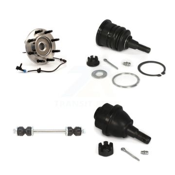 Front Bearing Upper Lower Ball Joint Link Kit For Chevrolet GMC Sierra 2500 HD Silverado K77-101621