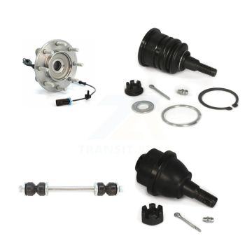 Front Bearing Upper Lower Ball Joint Link Kit For GMC Sierra 3500 HD Chevrolet Silverado K77-101622