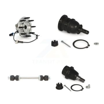Front Hub Bearing Upper Lower Ball Joint Link Kit For Chevrolet Silverado 1500 GMC Sierra K77-101624