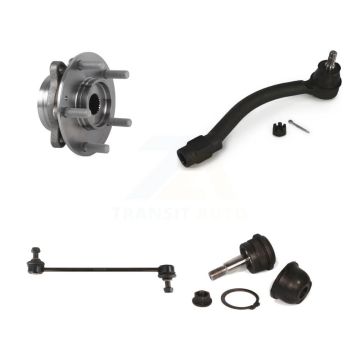 Front Right Bearing Lower Ball Joint Outer Tie Rod & Link Kit For 2017 Hyundai Elantra GT K77-101628