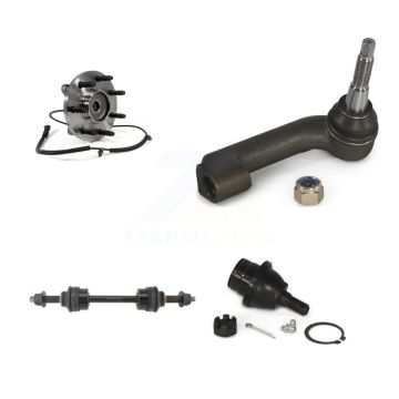 Front Right Hub Bearing Lower Ball Joint Outer Tie Rod & Sway Bar Link Kit For Ford F-150 K77-101630