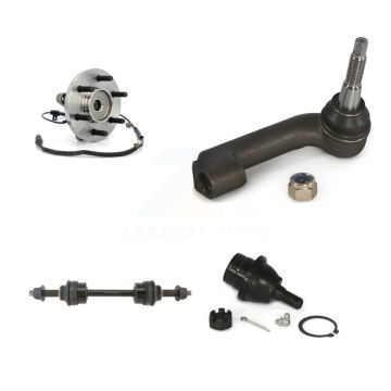 Front Right Hub Bearing Lower Ball Joint Outer Tie Rod & Sway Bar Link Kit For Ford F-150 K77-101632
