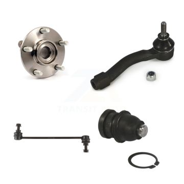 Front Right Bearing Lower Ball Joint Outer Tie Rod Link Kit For 07-12 Nissan Sentra 2.5L K77-101633