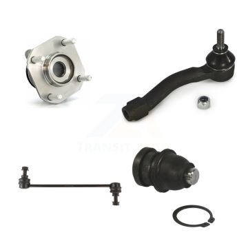 Front Right Bearing Lower Ball Joint Outer Tie Rod Link Kit For 07-12 Nissan Sentra 2.0L K77-101634