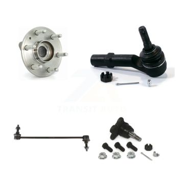 Front Bearing Lower Ball Joint Outer Tie Rod Link Kit For GMC Acadia Buick Enclave Saturn K77-101652