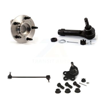 Front Hub Bearing Lower Ball Joint Outer Tie Rod & Sway Bar Link Kit For Pontiac Montana K77-101660