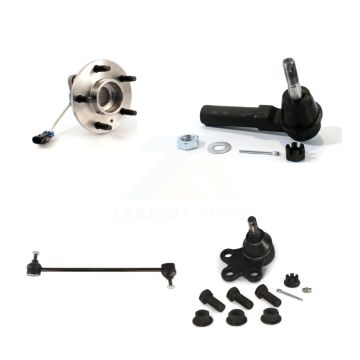 Front Bearing Lower Ball Joint Outer Tie Rod & Link Kit For Buick LaCrosse Allure Pontiac K77-101671