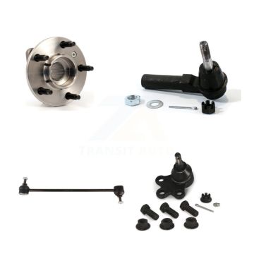 Front Bearing Lower Ball Joint Outer Tie Rod Link Kit For 2008 Pontiac Grand Prix Non-ABS K77-101672