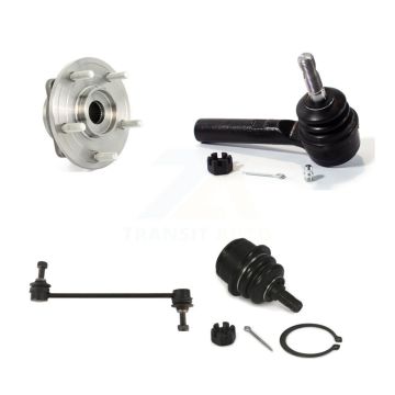 Front Hub Bearing Lower Ball Joint Outer Tie Rod End Link Kit For 2009-2020 Dodge Journey K77-101674