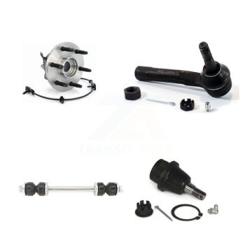 Front Bearing Lower Ball Joint Outer Tie Rod Link Kit For Chevrolet GMC Silverado 1500 XL K77-101676