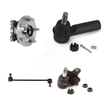 Front Bearing Lower Ball Joint Outer Tie Rod Link Kit For Toyota Corolla Sedan with 2.0L K77-101694