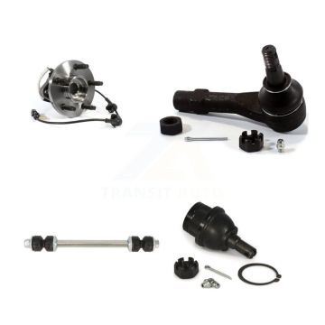 Front Hub Bearing Lower Ball Joint Outer Tie Rod Link Kit For Ford Ranger Mazda B4000 4WD K77-101696