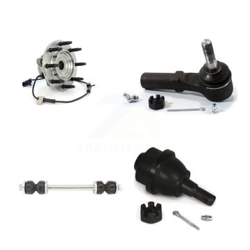 Front Bearing Lower Ball Joint Outer Tie Rod Link Kit For GMC Chevrolet Sierra 2500 HD H2 K77-101707