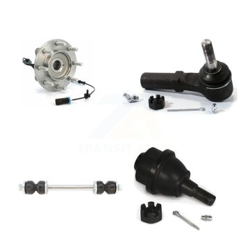Front Bearing Lower Ball Joint Outer Tie Rod & Link Kit For GMC Sierra 3500 HD Chevrolet K77-101711