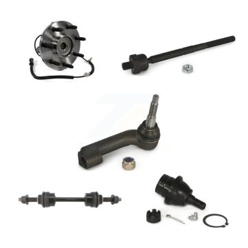 Front Right Bearing Lower Ball Joint Outer Inner Tie Rod & Link Kit (5Pc) For Ford F-150 K77-101714