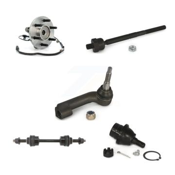 Front Right Bearing Lower Ball Joint Outer Inner Tie Rod & Link Kit (5Pc) For Ford F-150 K77-101715
