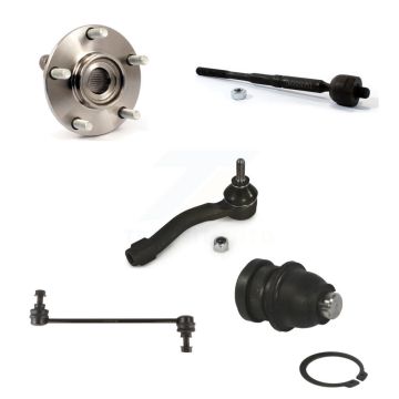 Front Right Bearing Lower Ball Joint Tie Rod Link Kit (5Pc) For 07-12 Nissan Sentra 2.5L K77-101716