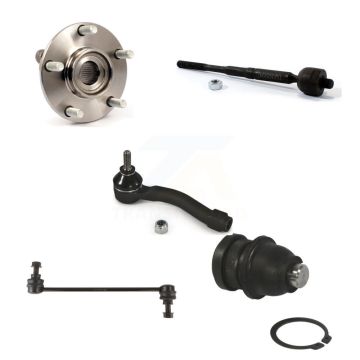 Front Left Bearing Lower Ball Joint Tie Rod & Link Kit (5Pc) For 07-12 Nissan Sentra 2.5L K77-101720