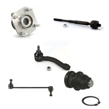 Front Left Bearing Lower Ball Joint Tie Rod & Link Kit (5Pc) For 07-12 Nissan Sentra 2.0L K77-101721