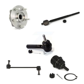Front Hub Bearing Lower Ball Joint Tie Rod End Link Kit (5Pc) For 2009-2020 Dodge Journey K77-101730
