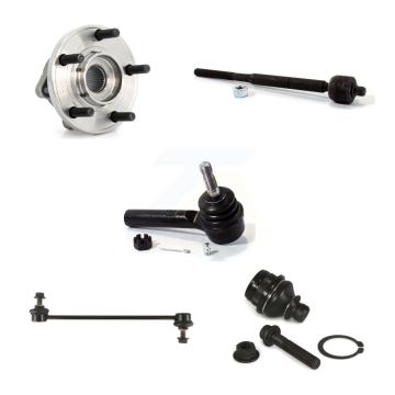 Front Bearing Lower Ball Joint Outer Inner Tie Rod Link Kit (5Pc) For 2009 Dodge Caliber K77-101736