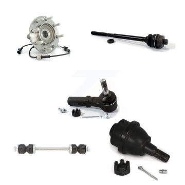 Front Bearing Lower Ball Joint Tie Rod & Link Kit (5Pc) For Chevrolet GMC Sierra 3500 RWD K77-101739