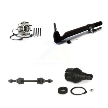 Front Left Bearing Lower Ball Joint Outer Tie Rod Link Kit For Ford F-250 Super Duty 4WD K77-101749